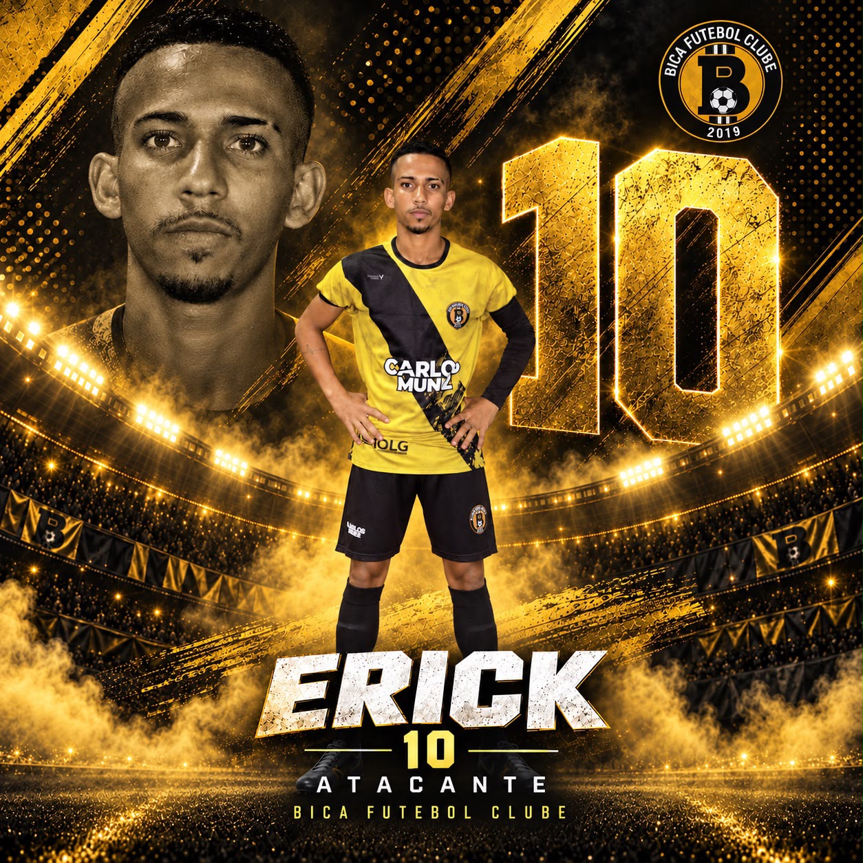 Projeto Erick — Bica FC criado pela KS Digital