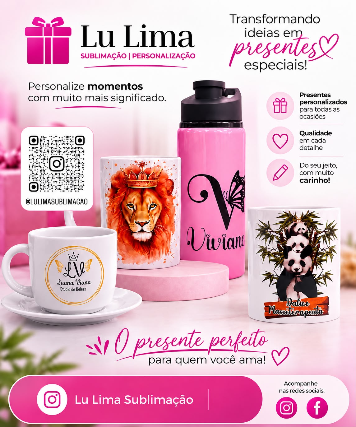 Projeto Lu Lima Sublimação criado pela KS Digital